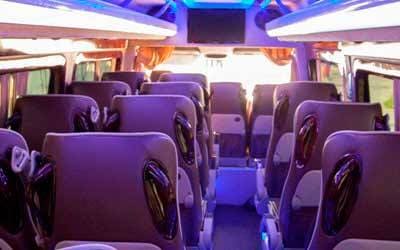 Салон микроавтобуса мерседес спринтер вид сзади